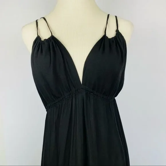 NEW FAVLUX Black Halter Strap Maxi Dress Open Back - Picture 11 of 11